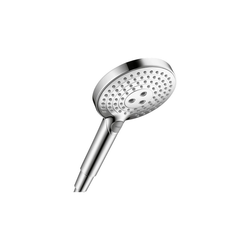 hansgrohe Raindance Select S Easy Install 5-inch Handheld Shower Head Modern 3 -Spray PowderRain, Rain, Whirl 26037001 - Image 1